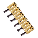 Max Zinc Alloy Electric Guitar Tremolo Fixed Bridge String Saddle DIY Parts Gold