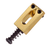 Max Zinc Alloy Electric Guitar Tremolo Fixed Bridge String Saddle DIY Parts Gold