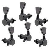 Max 3L 3R Electric Folk Guitar Tuning Pegs Machine Heads Parts Accessory Black