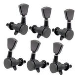 Max 3L 3R Electric Folk Guitar Tuning Pegs Machine Heads Parts Accessory Black