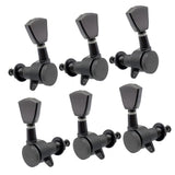 Max 3L 3R Electric Folk Guitar Tuning Pegs Machine Heads Parts Accessory Black