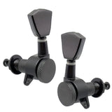 Max 3L 3R Electric Folk Guitar Tuning Pegs Machine Heads Parts Accessory Black