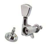 Max 3L3R Electric Guitar Tuning Pegs Machine Heads Knobs Parts Accessory Silver