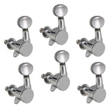 Max 6L Electric Guitar Oval Concave Button Tuning Pegs Machine Heads Knobs Part