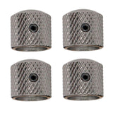 Max 4 Pieces Electric Guitar Volume Tone Control Knobs Buttons Gray