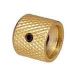 Max 4pcs Electric Guitar Knurled Barrel Volume Tone Control Knobs Buttons Golden