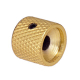 Max 4pcs Electric Guitar Knurled Barrel Volume Tone Control Knobs Buttons Golden