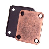 Max Electric Bass Guitar Neck Plate Neck Joint Plate with Screws - Copper Red