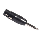 Max Maxb 3 Pin XLR Female to 6.35mm Male Mono Jack Lead Adapter Microphone Leader