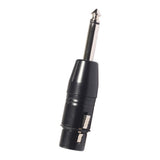 Max Maxb 3 Pin XLR Female to 6.35mm Male Mono Jack Lead Adapter Microphone Leader
