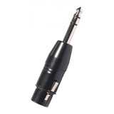 Max Maxb 3 Pin XLR Female to 6.35mm TRS Male Stereo Plug-In Audio Adapter