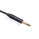 Max Maxb Microphone Cable - XLR Female to Jack 6.35 / 6.5 mm ( 1/4" ) Male Plug 3M