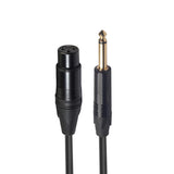 Max Maxb Microphone Cable - XLR Female to Jack 6.35 / 6.5 mm ( 1/4" ) Male Plug 3M
