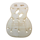 Max Maxb 26inch Wood Ukulele Body Template Small Four-string Guitar Making Mold Shape