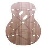 Max 32inch Wooden Folk Guitar Body Template OM Guitar Making Mold Luthier Tool