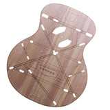 Max 32inch Wooden Folk Guitar Body Template OM Guitar Making Mold Luthier Tool