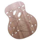 Max 32inch Wooden Folk Guitar Body Template OM Guitar Making Mold Luthier Tool