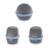 Max Replacement Blue Steel Mesh Microphone Grill Head Parts Accessory BETA 57A