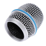 Max Replacement Blue Steel Mesh Microphone Grill Head Parts Accessory BETA 57A