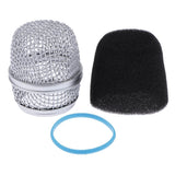 Max Replacement Blue Steel Mesh Microphone Grill Head Parts Accessory BETA 57A