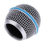 Max Replacement Blue Steel Mesh Microphone Grill Head Parts Accessory BETA 58A