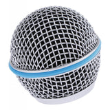 Max Replacement Blue Steel Mesh Microphone Grill Head Parts Accessory BETA 58A