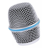 Max Replacement Blue Steel Mesh Microphone Grill Head Parts Accessory BETA 87A