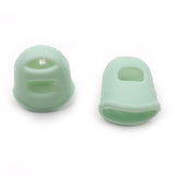 Max 2pcs Soft Kalimba Finger Protector Thumb Picks for Beginner Accs Light Green