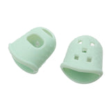 Max 2pcs Soft Kalimba Finger Protector Thumb Picks for Beginner Accs Light Green