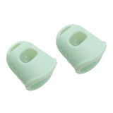 Max 2pcs Soft Kalimba Finger Protector Thumb Picks for Beginner Accs Light Green