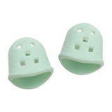 Max 2pcs Soft Kalimba Finger Protector Thumb Picks for Beginner Accs Light Green