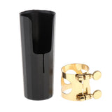 Max Maxb Tenor Saxophone Sax Mouthpiece Cap Cover and Copper Ligature Gold-plated