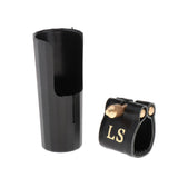 Max Tenor Saxophone Sax Mouthpiece Cap and Soft Leather Ligature Golden Screw