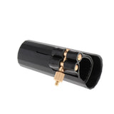 Max Tenor Saxophone Sax Mouthpiece Cap and Soft Leather Ligature Golden Screw