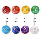 Max 8pc 8 Note Hand Bell Percussion Instrument Puzzle Toys for Kid's Child