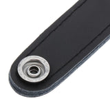 Max Maxb 2pcs PU Leather Adjustable Straps Buckle for Accordion Full Black 12cm