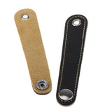 Max Maxb 2pcs PU Leather Adjustable Straps Buckle for Accordion Cover in Black 10.4cm