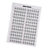 Max Guitar Chord Chart Portable On the Go Great for Beginners 12x16 inch