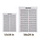 Max Guitar Chord Chart Portable On the Go Great for Beginners 12x16 inch