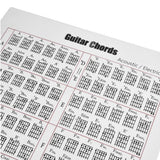 Max Guitar Chord Chart Portable On the Go Great for Beginners 12x16 inch
