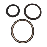 Max Maxb 3Pcs Saxophone Mute Ring Dampener Rubber Bell Protecor Replacements Parts