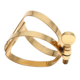 Max Maxb Golden Bass Clarinet Mouthpiece Ligature Clip Screw Fastener for Instrument