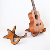 Max Foldable Ukulele Holder Stand Wooden Detachable for Guitar Violin X Frame