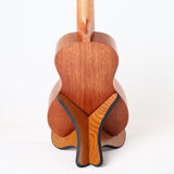 Max Foldable Ukulele Holder Stand Wooden Detachable for Guitar Violin X Frame