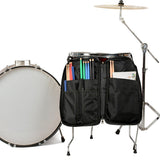 Max PU Leather Drum Stick Drumsticks Bag Carrying Case Parts Accessory Black