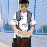 Max Maxb Thickened Padded Adjustable Djembe African Drum Shoulder Straps Belt M