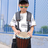 Max Maxb Thickened Padded Adjustable Djembe African Drum Shoulder Straps Belt L