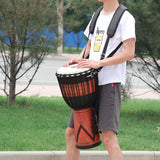 Max Maxb Thickened Padded Adjustable Djembe African Drum Shoulder Straps Belt L