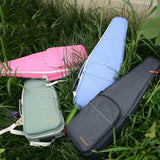 Max Maxb Bamboo Flute Bag Double Shoulder Backpack Flute Bag Students Thickened Blue
