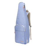 Max Maxb Bamboo Flute Bag Double Shoulder Backpack Flute Bag Students Thickened Blue